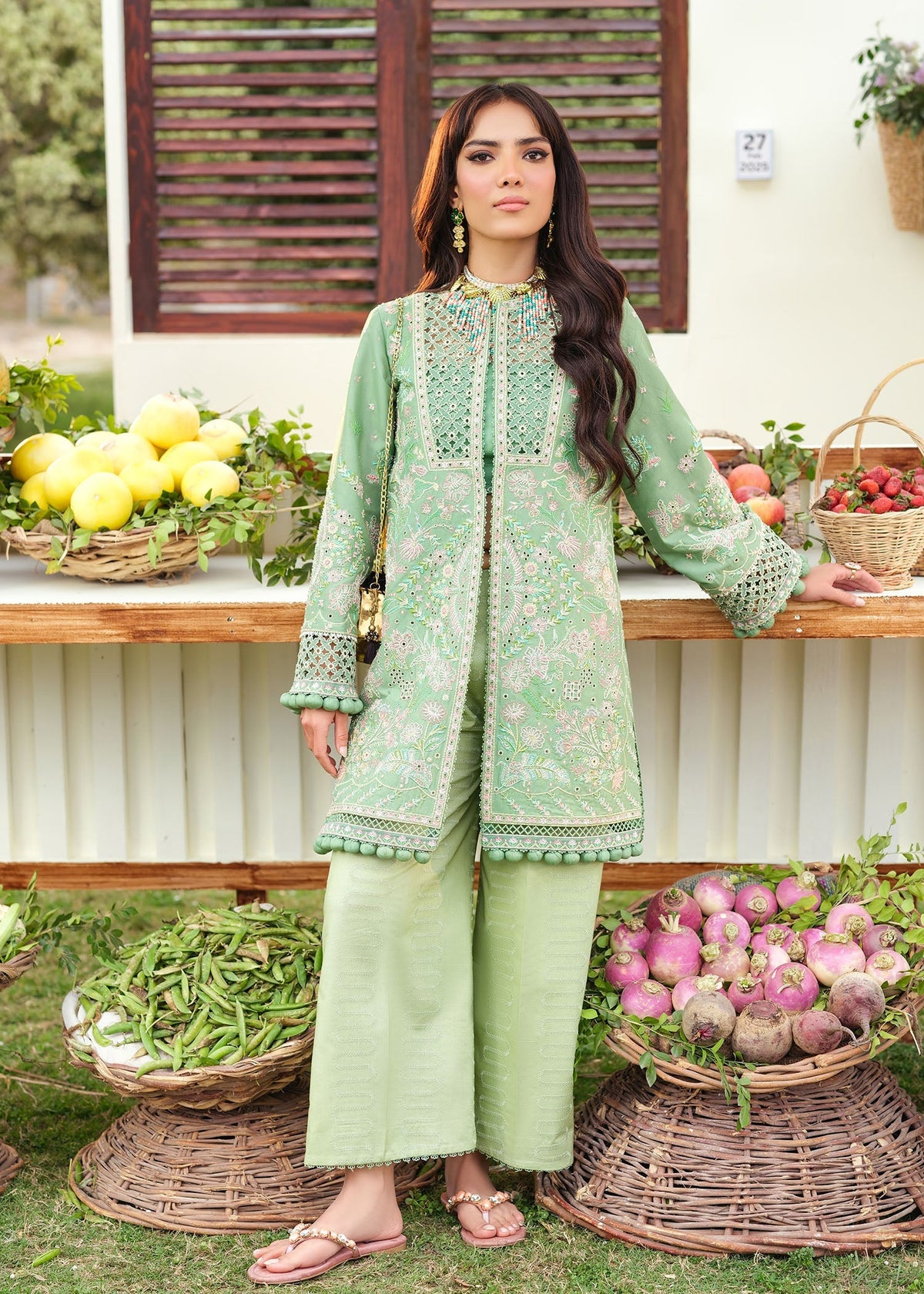 Zarizaa | Echelon Lawn | PATINA -  Zarizaa Ladies Clothes - Original Designer Dress - House of Maryam