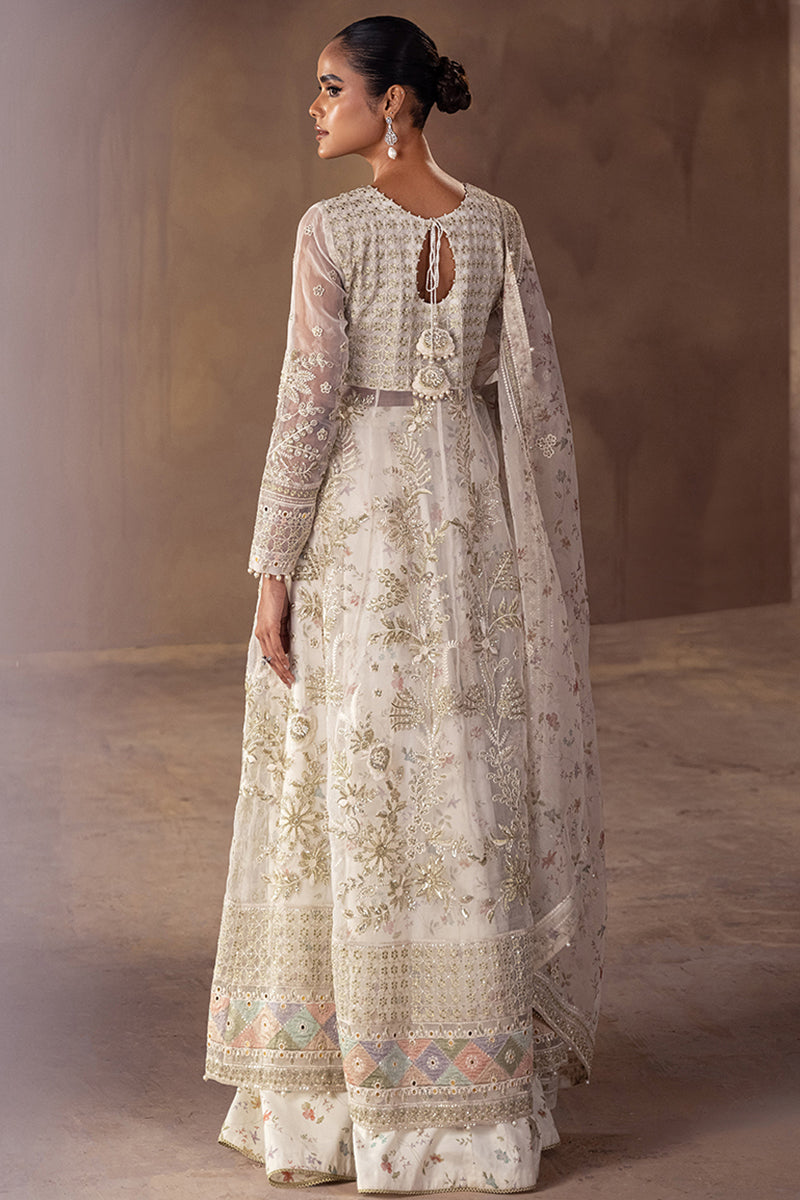 Cross Stitch | Wedding Pret | Ghazal-3PC Organza Embroidered Pret-3