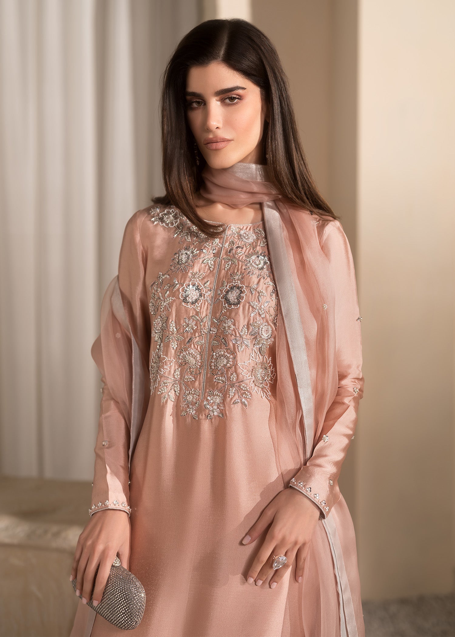 Mahum Asad | Breaking the Bar | Bare Blush -  Mahum Asad Ladies Clothes -  House of Maryam