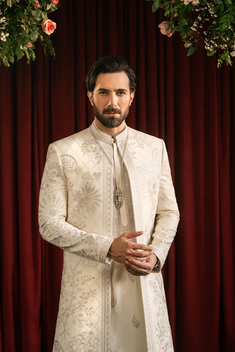 Republic By Omar Farooq | Sherwani Couture | 'Zaar' Sherwani -  Republic by Omar Farooq SHERWANI COUTURE - Original Designer Dress - House of Maryam