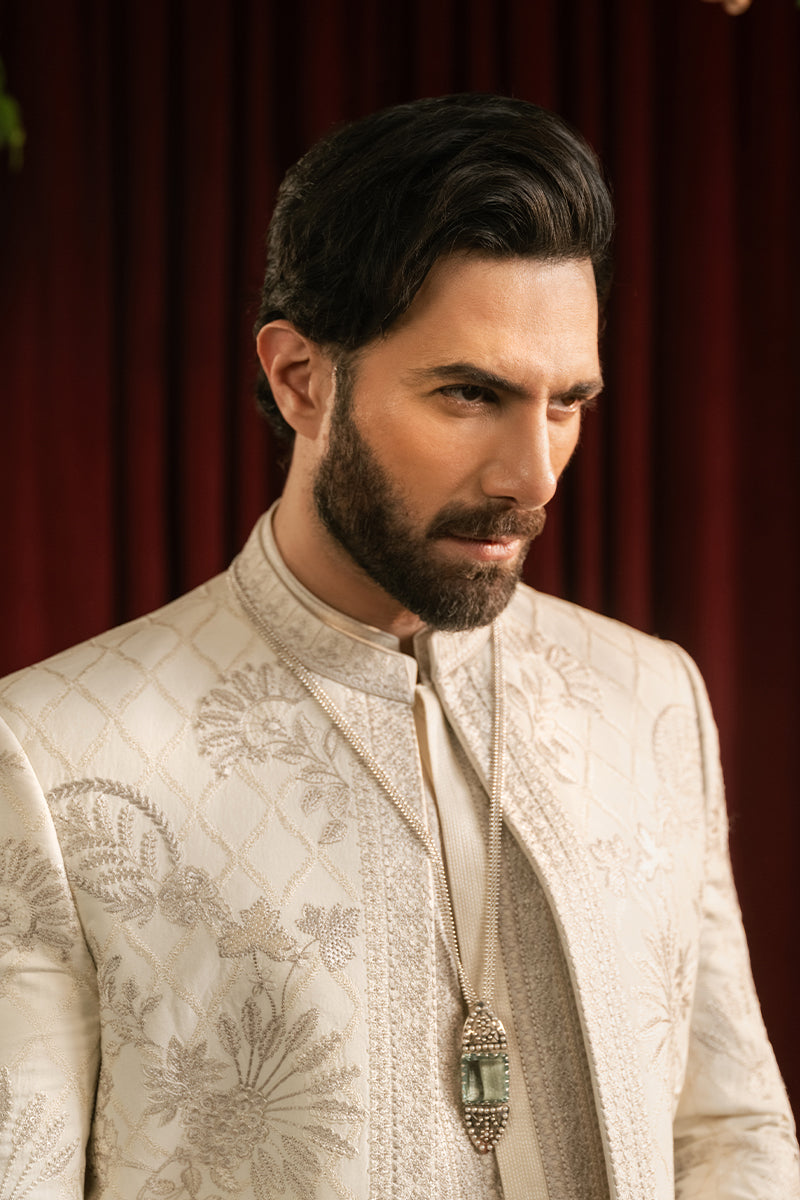 Republic By Omar Farooq | Sherwani Couture | 'Zaar' Sherwani -  Republic by Omar Farooq SHERWANI COUTURE - Original Designer Dress - House of Maryam