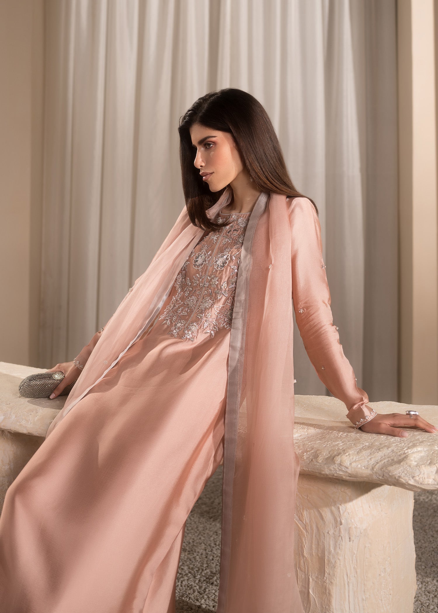 Mahum Asad | Breaking the Bar | Bare Blush -  Mahum Asad Ladies Clothes -  House of Maryam