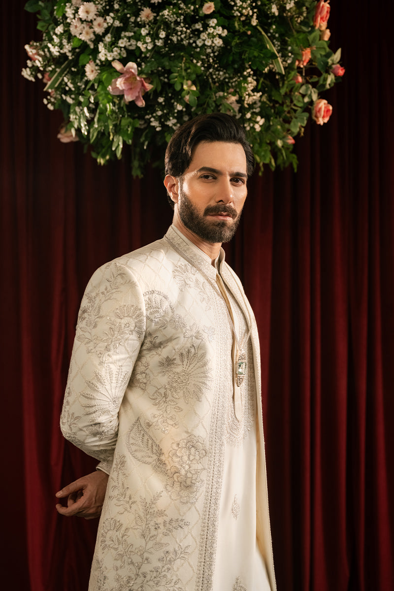 Republic By Omar Farooq | Sherwani Couture | 'Zaar' Sherwani -  Republic by Omar Farooq SHERWANI COUTURE - Original Designer Dress - House of Maryam