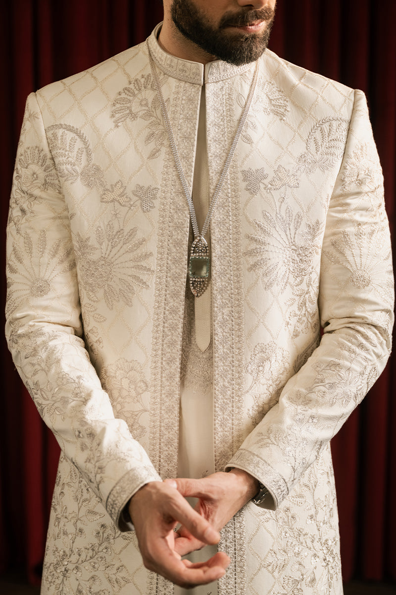 Republic By Omar Farooq | Sherwani Couture | 'Zaar' Sherwani -  Republic by Omar Farooq SHERWANI COUTURE - Original Designer Dress - House of Maryam