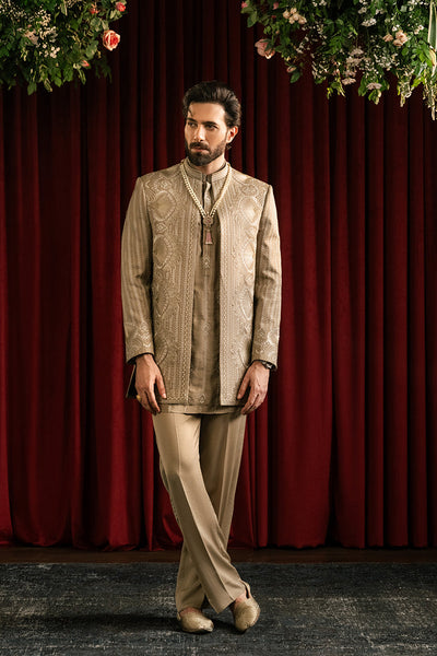 Republic By Omar Farooq | Luxury Rtw | 'Moin' Kurta Pajama -  Republic by Omar Farooq Luxury RTW - Original Designer Dress - House of Maryam