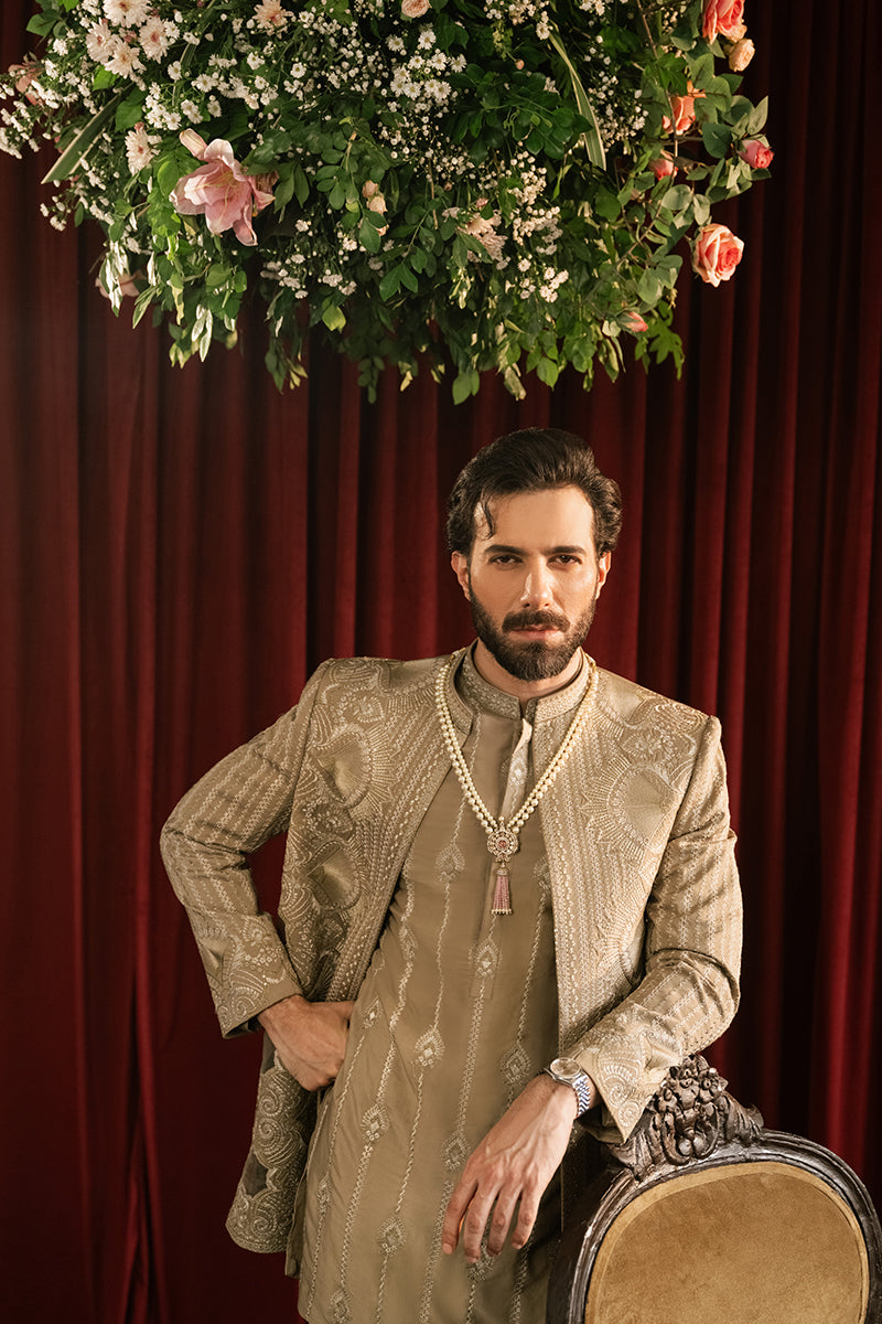 Republic By Omar Farooq | Luxury Rtw | 'Moin' Kurta Pajama -  Republic by Omar Farooq Luxury RTW - Original Designer Dress - House of Maryam