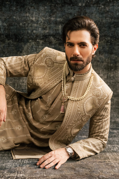 Republic By Omar Farooq | Luxury Rtw | 'Moin' Kurta Pajama -  Republic by Omar Farooq Luxury RTW - Original Designer Dress - House of Maryam