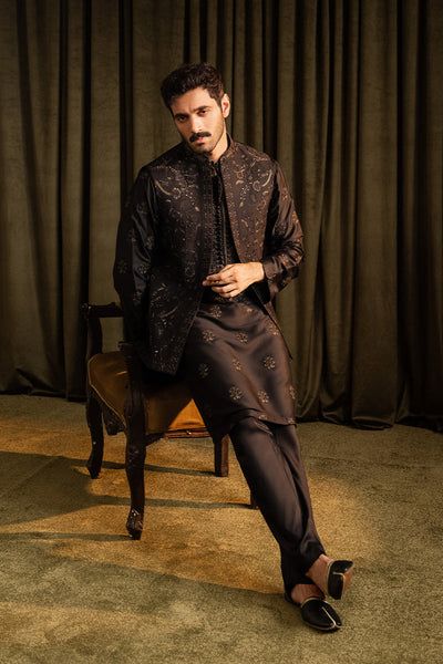 Republic By Omar Farooq | Luxury Rtw | 'Shariq' Waistcoat -  Republic by Omar Farooq Luxury RTW - Original Designer Dress - House of Maryam