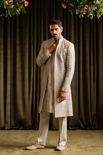 Republic By Omar Farooq | Sherwani Couture | 'Wahaj' Sherwani -  Republic by Omar Farooq SHERWANI COUTURE - Original Designer Dress - House of Maryam