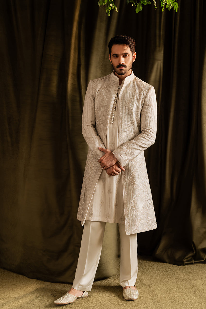 Republic By Omar Farooq | Sherwani Couture | 'Wahaj' Sherwani -  Republic by Omar Farooq SHERWANI COUTURE - Original Designer Dress - House of Maryam
