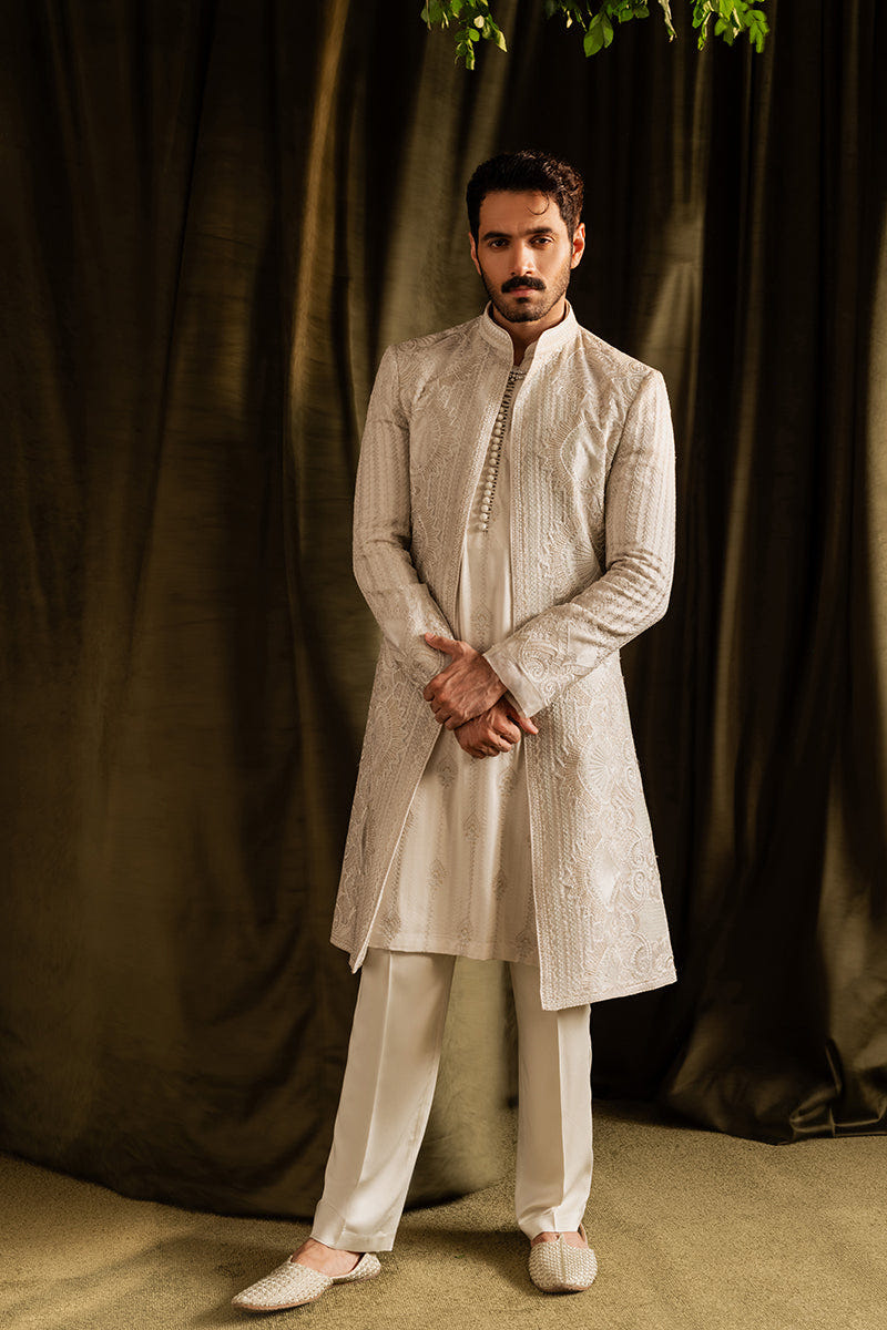 Republic By Omar Farooq | Sherwani Couture | 'Wahaj' Sherwani -  Republic by Omar Farooq SHERWANI COUTURE - Original Designer Dress - House of Maryam