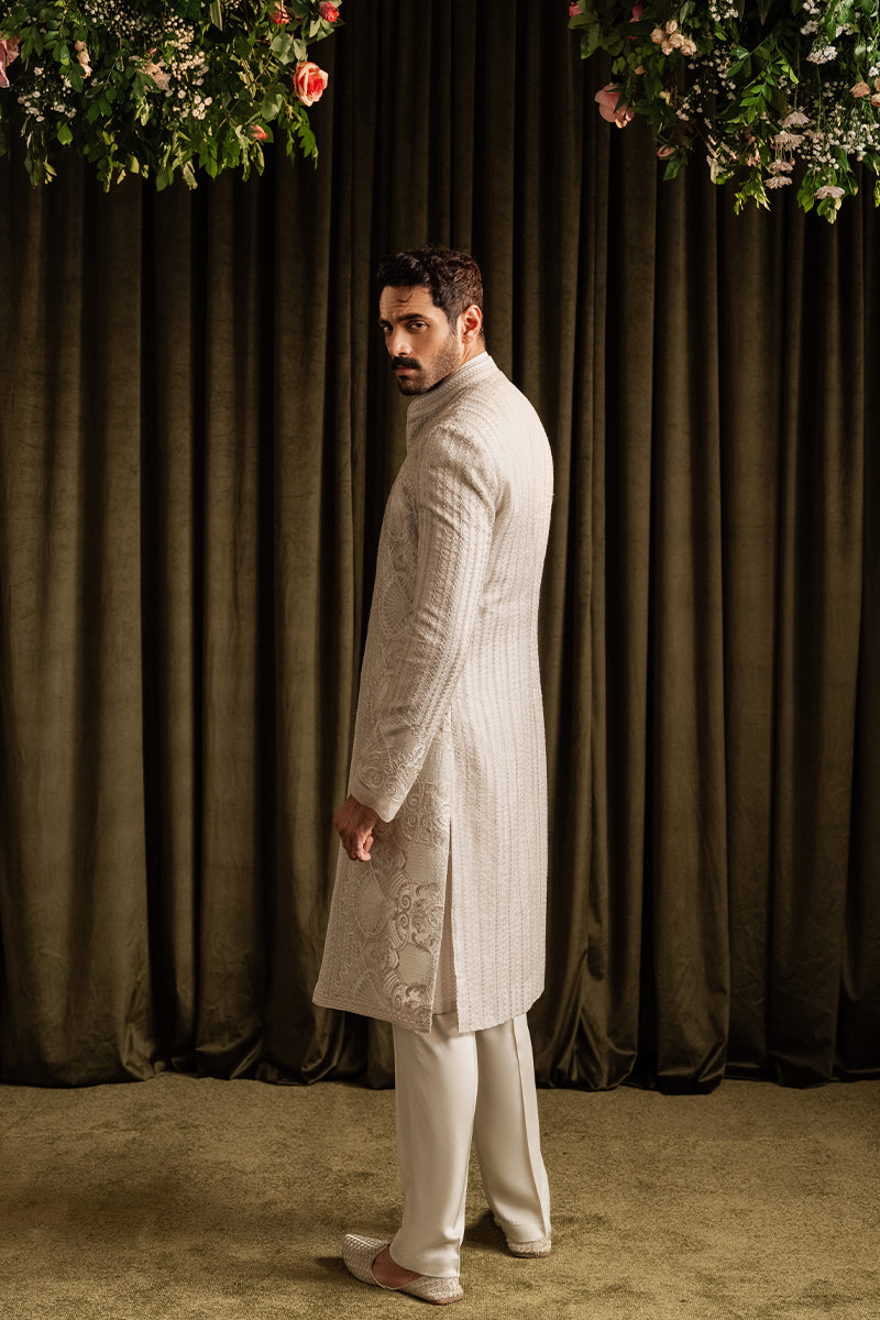 Republic By Omar Farooq | Sherwani Couture | 'Wahaj' Sherwani -  Republic by Omar Farooq SHERWANI COUTURE - Original Designer Dress - House of Maryam