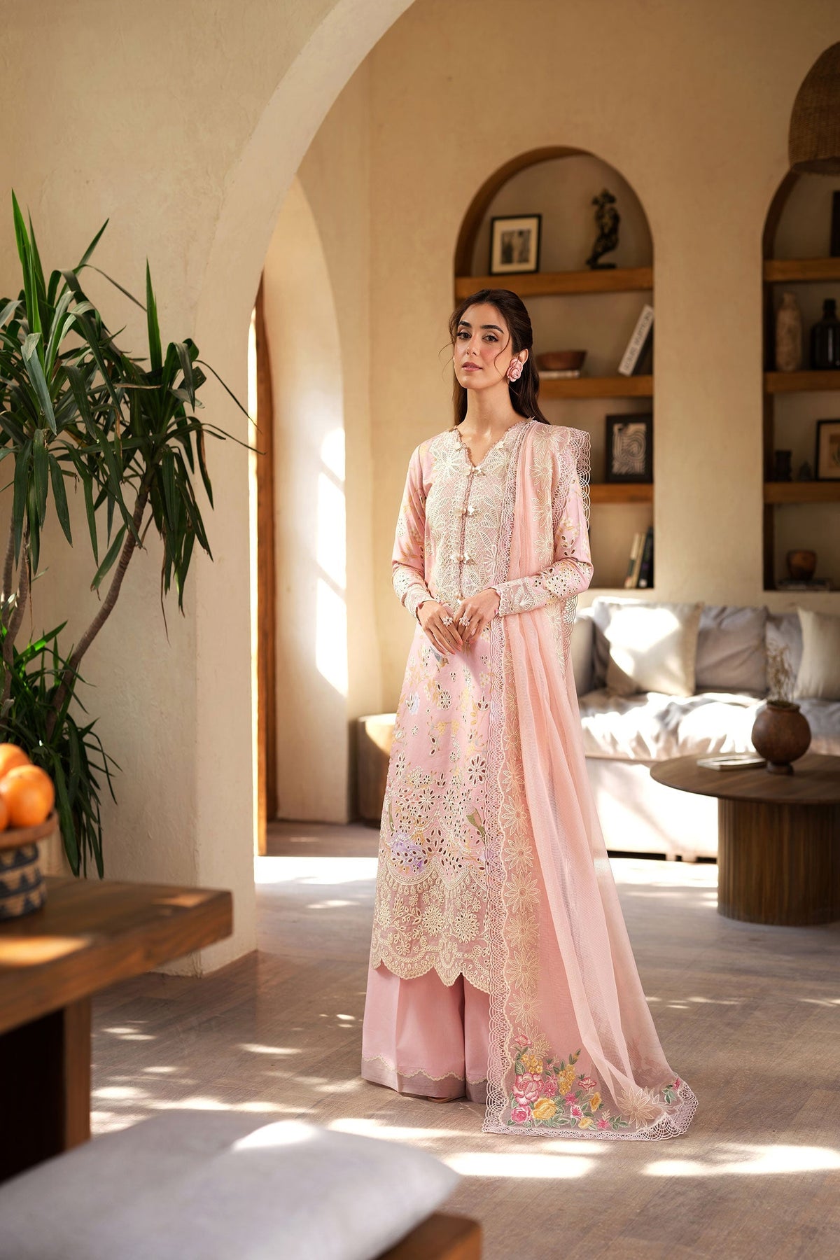 Maryam Hussain | Luxury Lawn 25 | Dimple -  Maryam Hussain Ladies Clothes - Original Designer Dress - House of Maryam