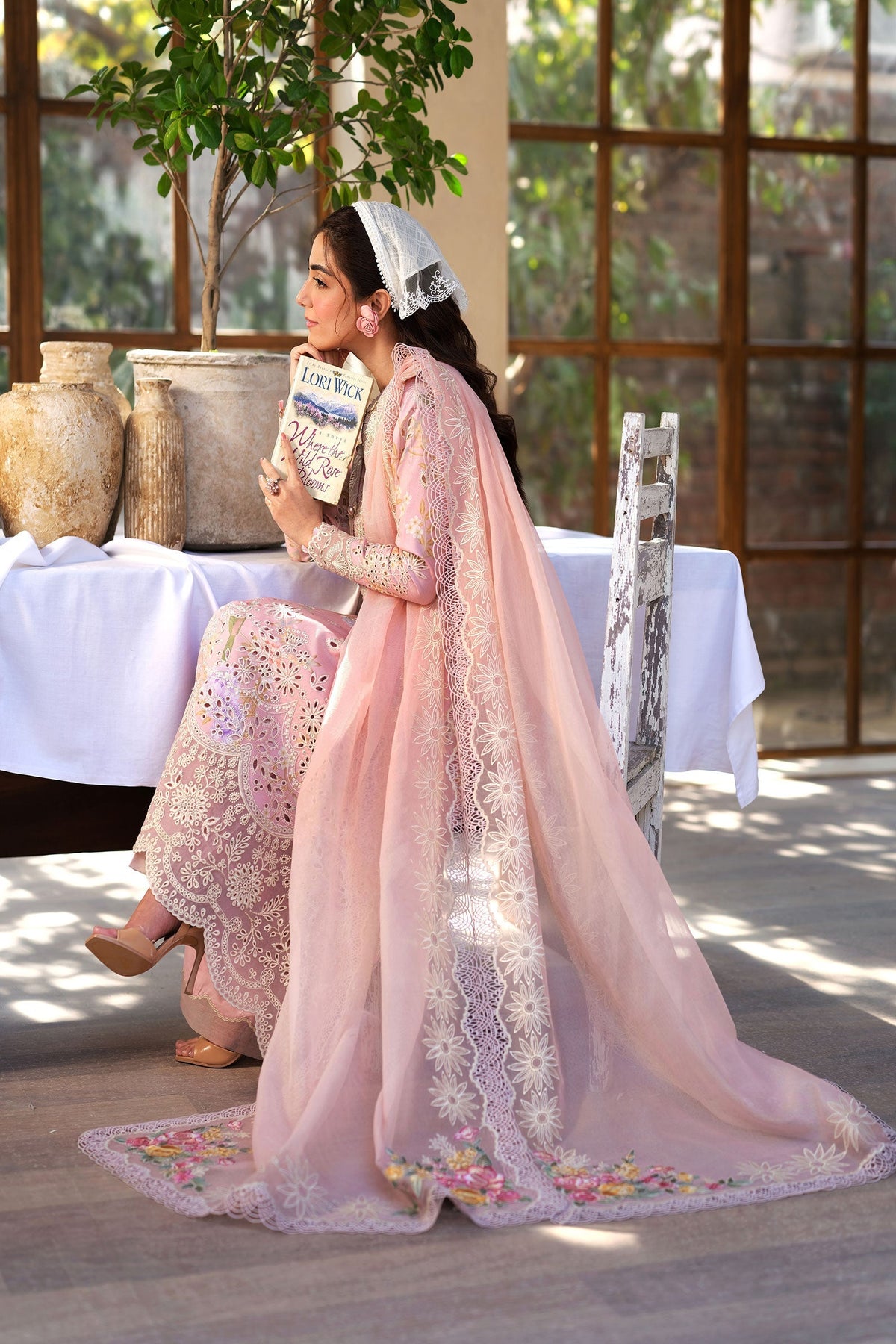 Maryam Hussain | Luxury Lawn 25 | Dimple -  Maryam Hussain Ladies Clothes - Original Designer Dress - House of Maryam