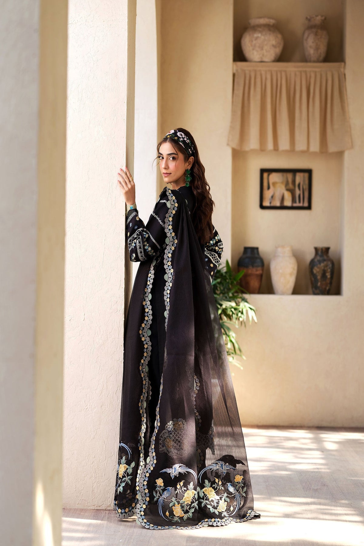Maryam Hussain | Luxury Lawn 25 | Dawn -  Maryam Hussain Ladies Clothes - Original Designer Dress - House of Maryam