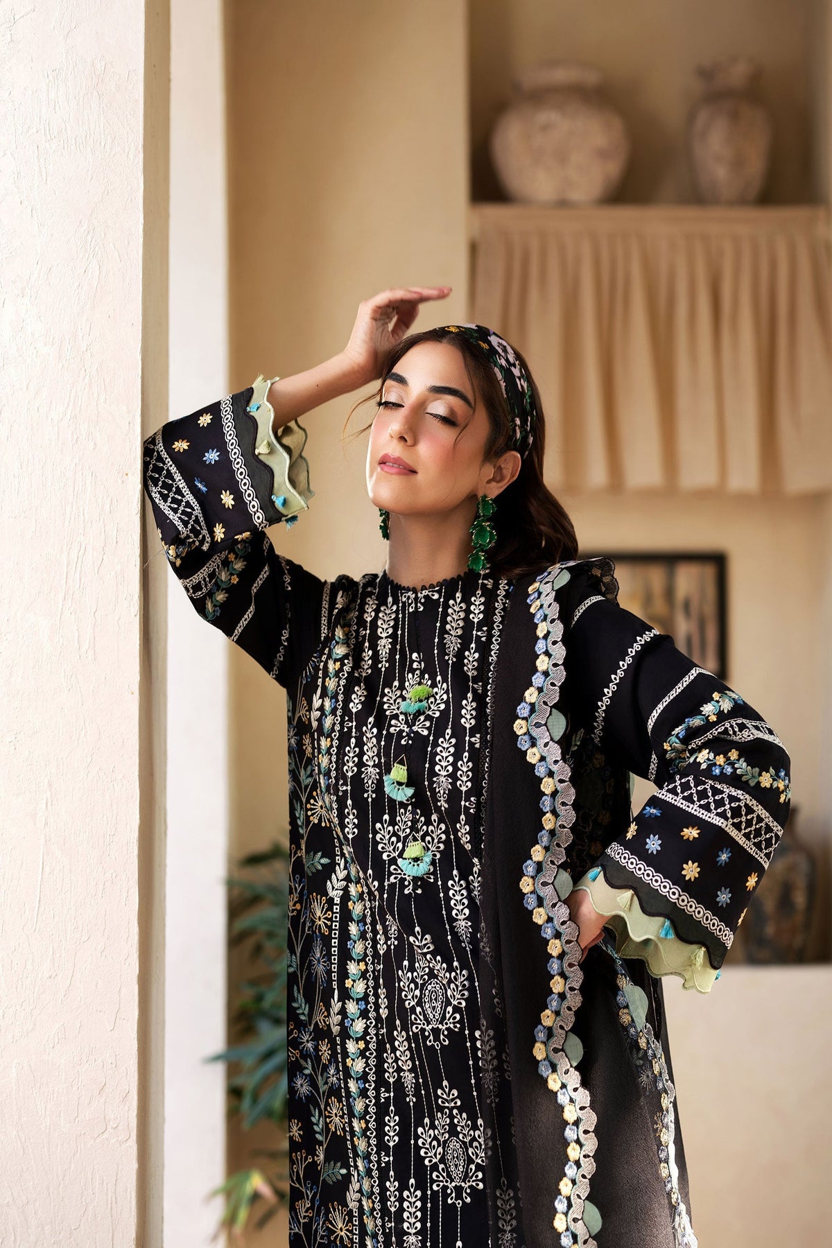 Maryam Hussain | Luxury Lawn 25 | Dawn -  Maryam Hussain Ladies Clothes - Original Designer Dress - House of Maryam