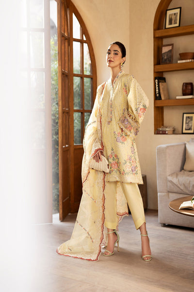 Maryam Hussain | Luxury Lawn 25 | Lemon Garden -  Maryam Hussian Ladies Clothes - Original Designer Dress - House of Maryam