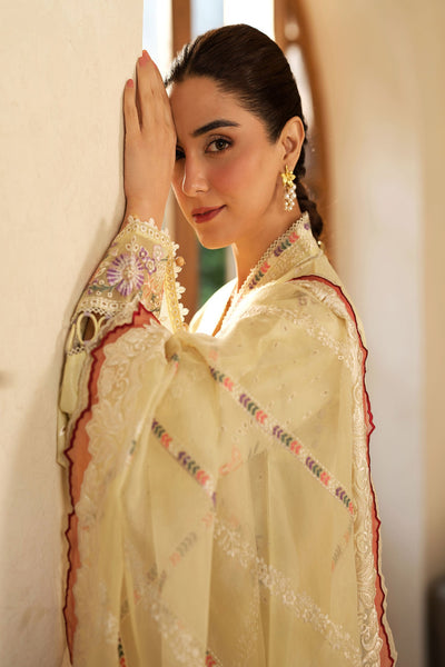 Maryam Hussain | Luxury Lawn 25 | Lemon Garden -  Maryam Hussian Ladies Clothes - Original Designer Dress - House of Maryam