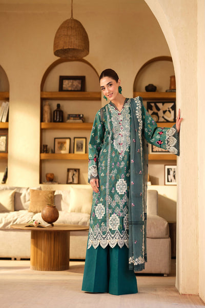 Maryam Hussain | Luxury Lawn 25 | Seashell -  Maryam Hussain Ladies Clothes - Original Designer Dress - House of Maryam