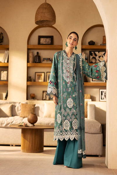 Maryam Hussain | Luxury Lawn 25 | Seashell -  Maryam Hussain Ladies Clothes - Original Designer Dress - House of Maryam