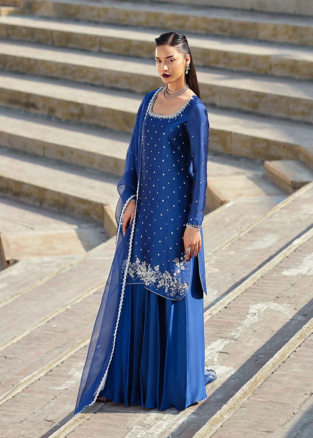 Mahum Asad | Sarai Luxury Formals | Blue Dynasty, image 8