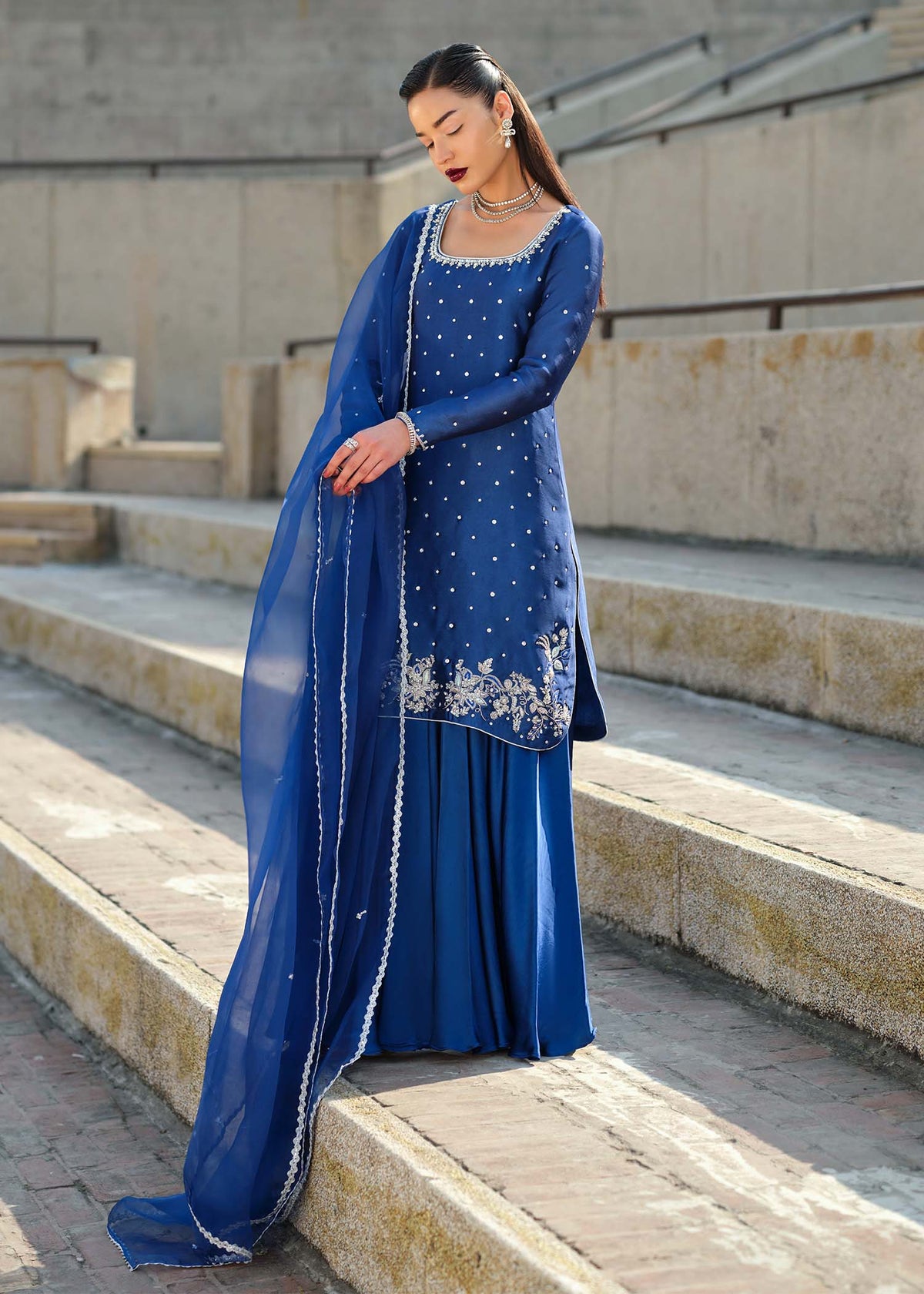 Mahum Asad | Sarai Luxury Formals | Blue Dynasty, image 6