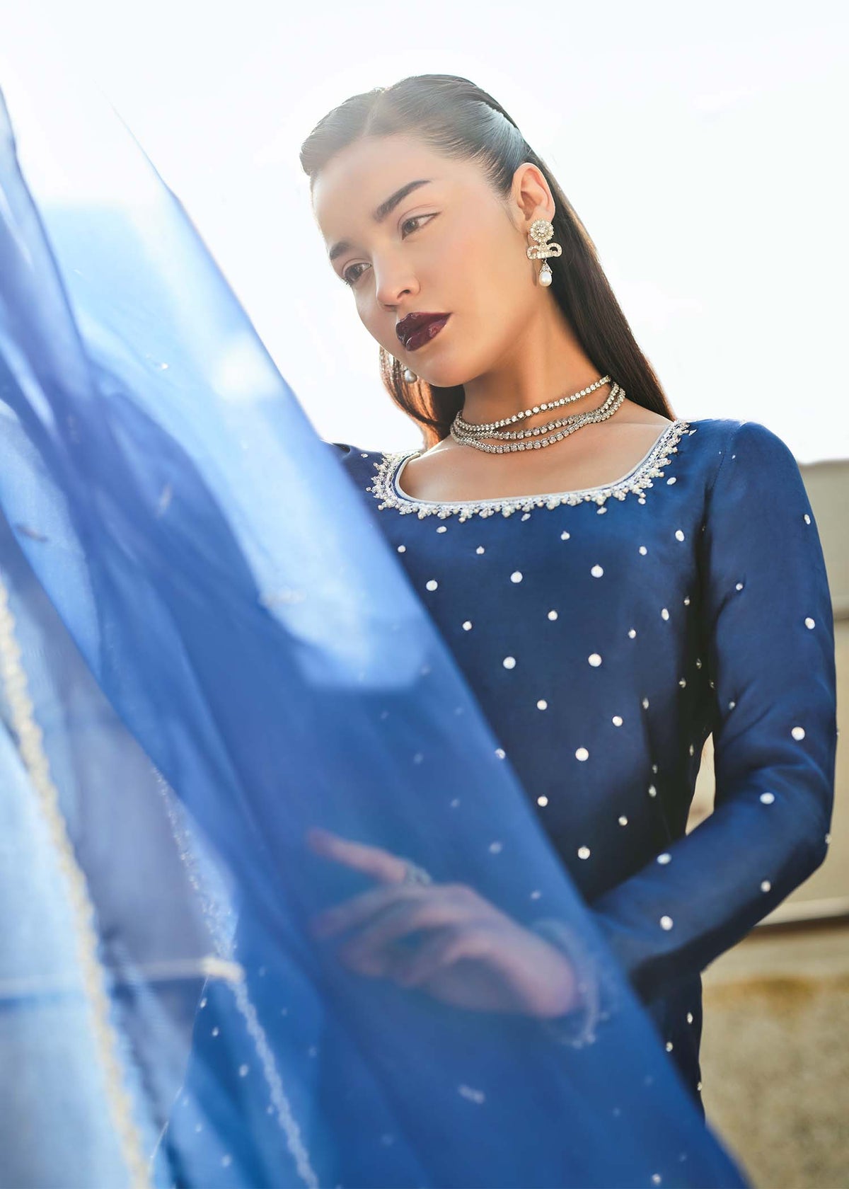 Mahum Asad | Sarai Luxury Formals | Blue Dynasty, image 5
