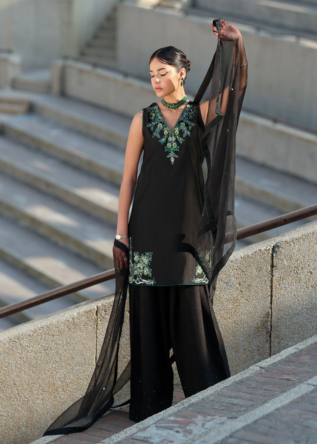 Mahum Asad | Sarai Luxury Formals | Onyx-6