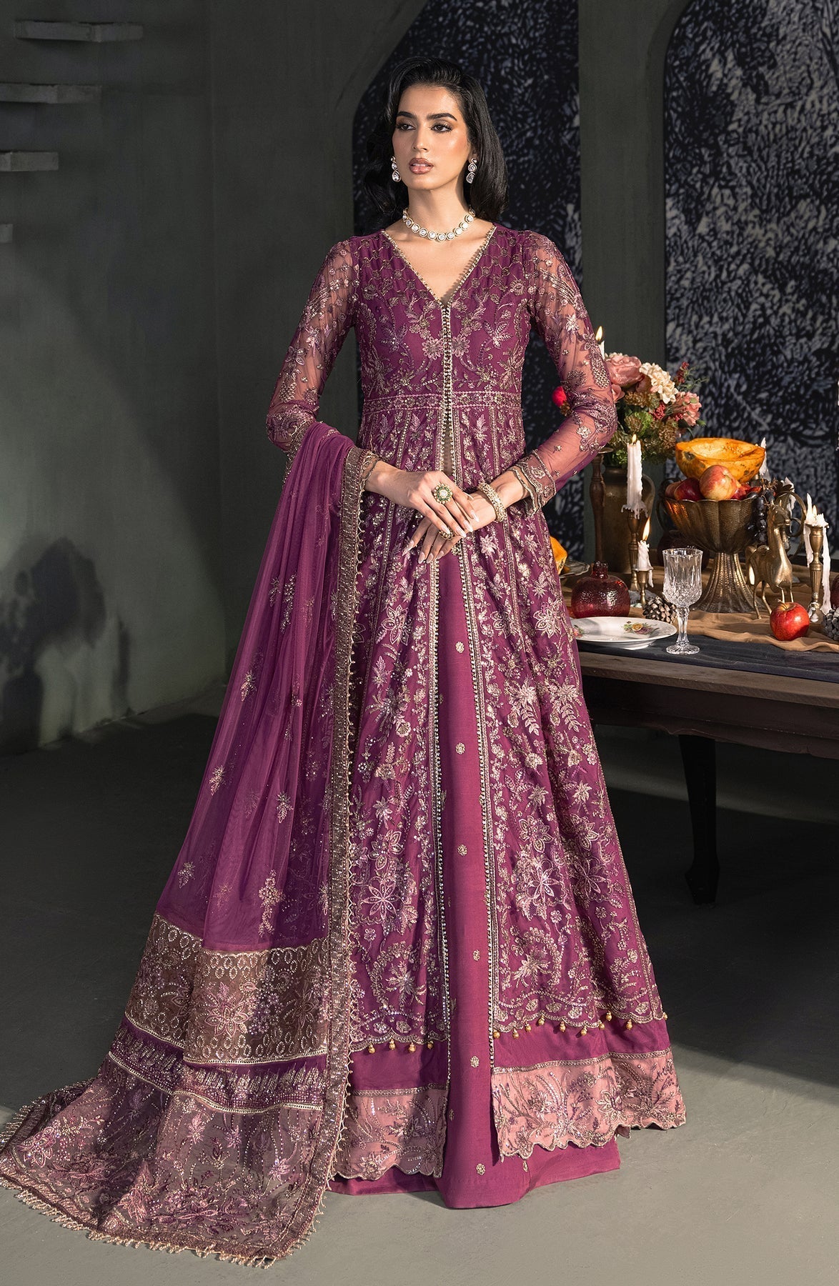 Zarif | Heritage Formals | ZHF 02 TIFFANY -  Zarif Formal - Original Designer Dress - House of Maryam
