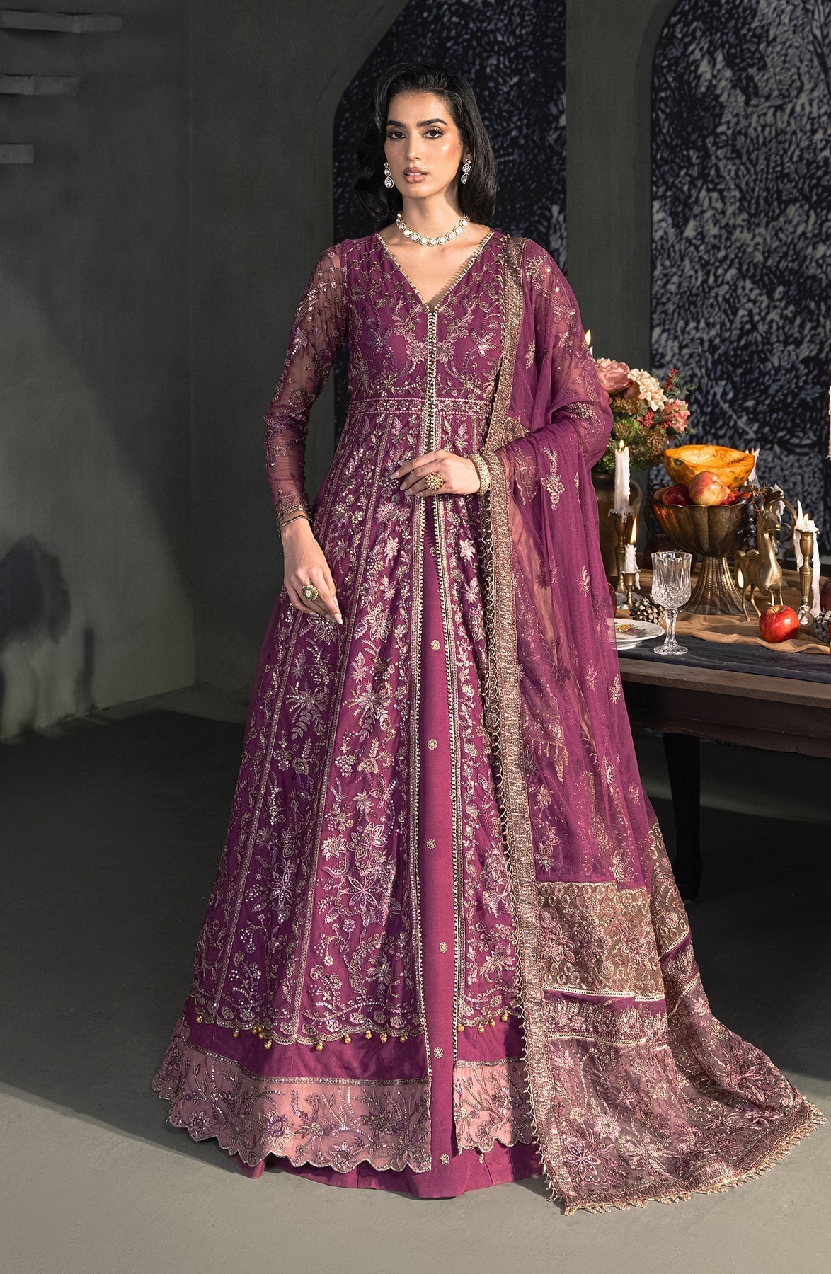 Zarif | Heritage Formals | ZHF 02 TIFFANY -  Zarif Formal - Original Designer Dress - House of Maryam