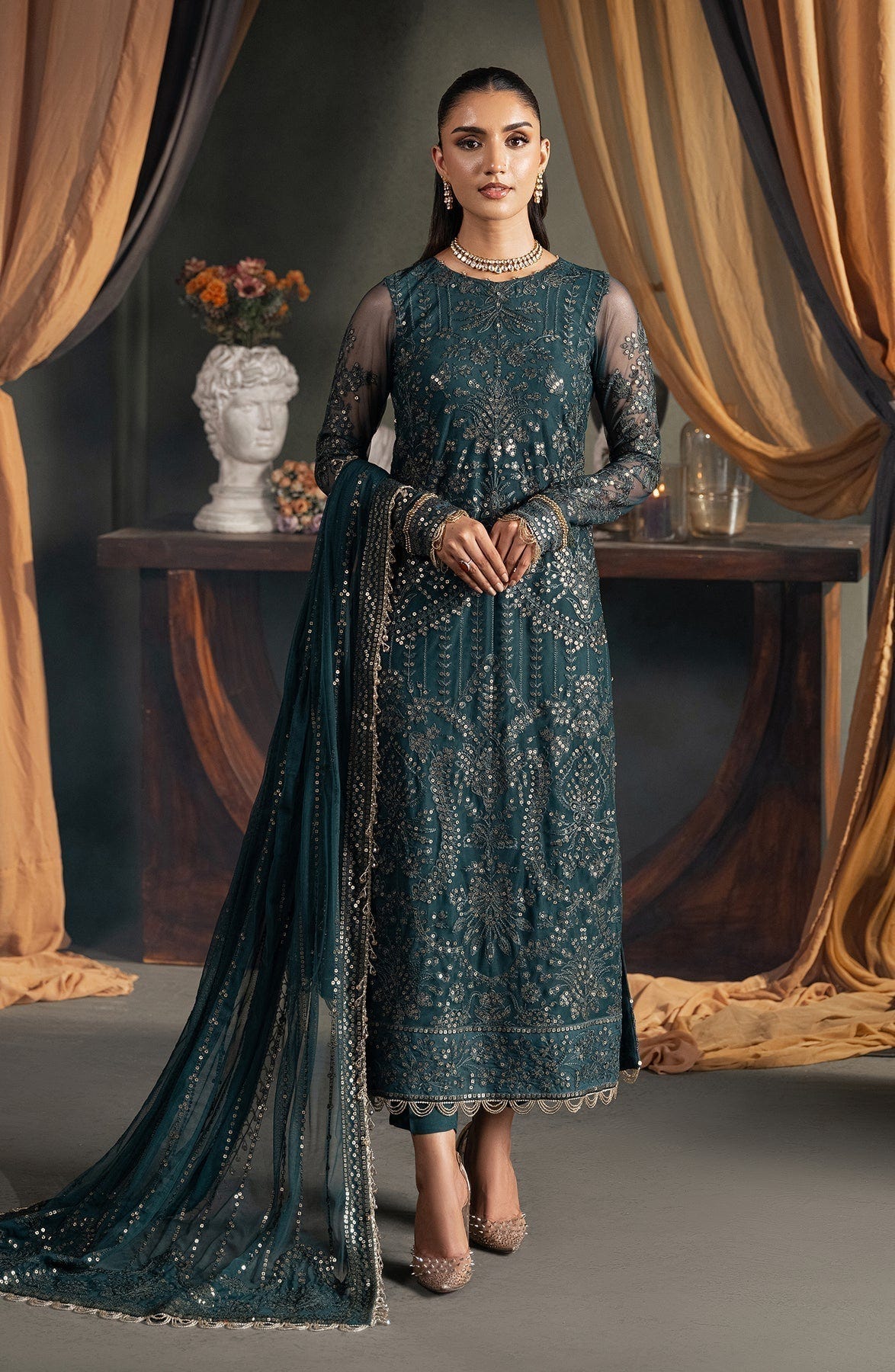 Zarif | Heritage Formals | ZHF 04 ARHA -  Zarif Formal - Original Designer Dress - House of Maryam