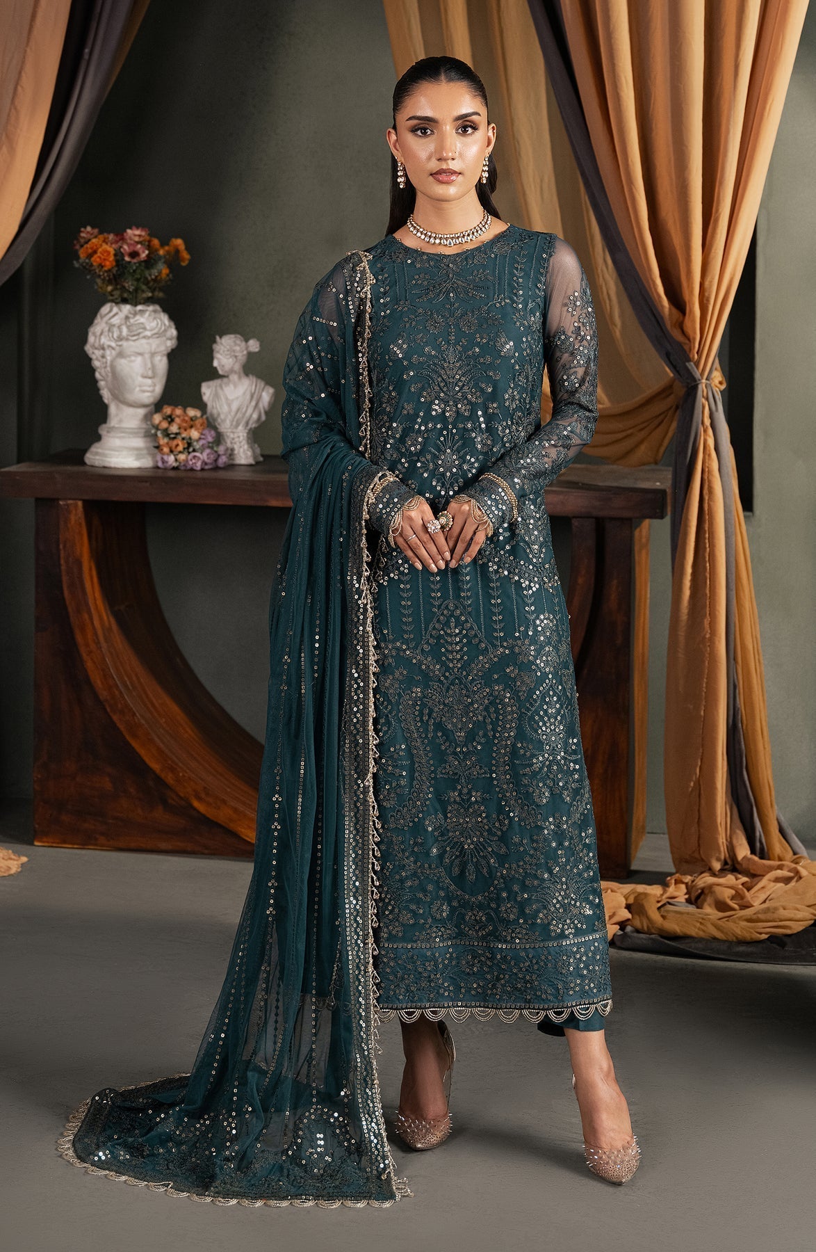 Zarif | Heritage Formals | ZHF 04 ARHA -  Zarif Formal - Original Designer Dress - House of Maryam