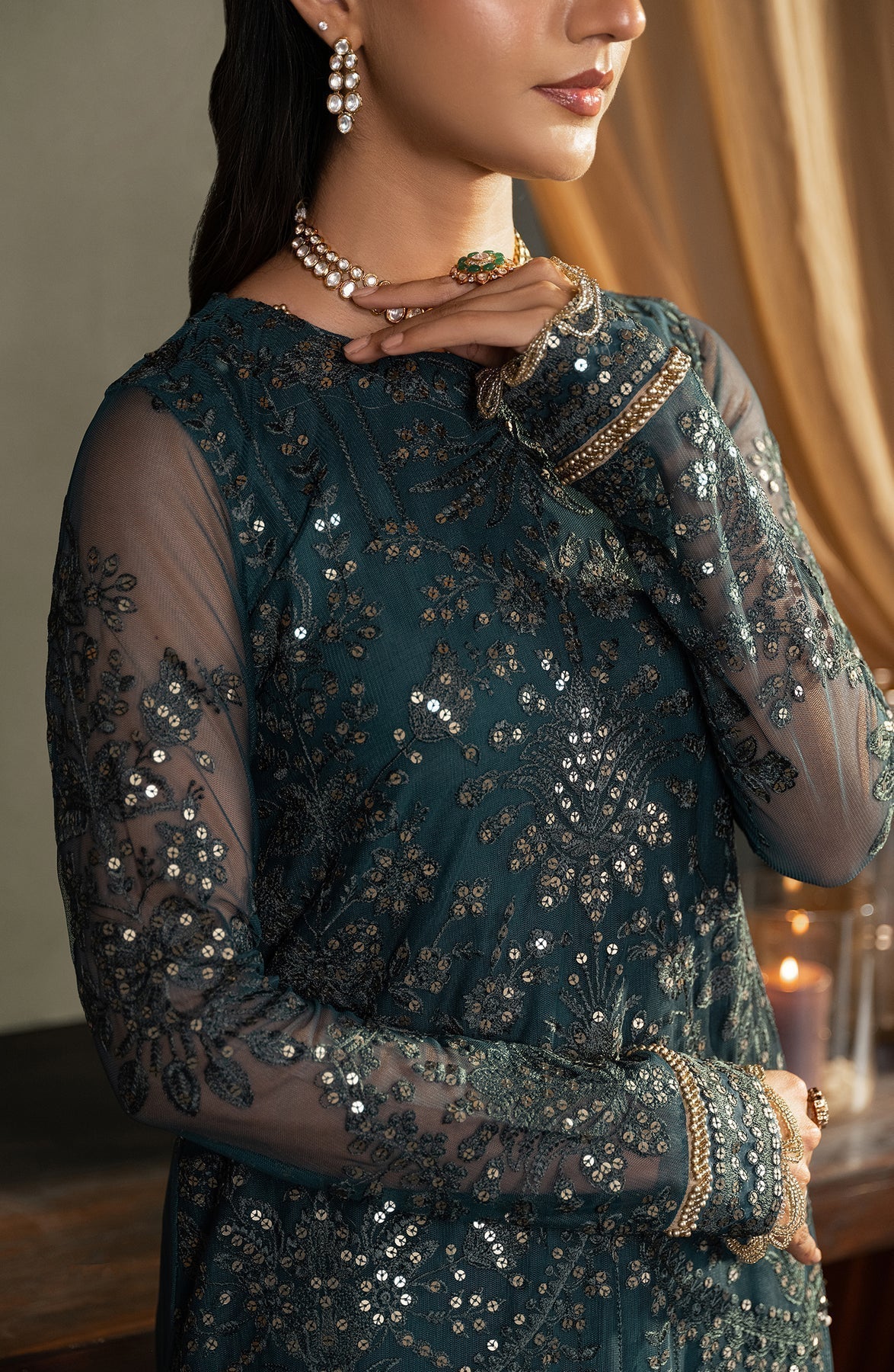 Zarif | Heritage Formals | ZHF 04 ARHA -  Zarif Formal - Original Designer Dress - House of Maryam