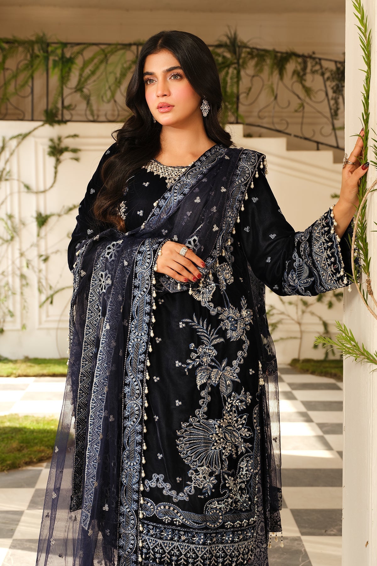 Raeesa Premium | Sheen Luxury Velvet | Nura -  Raeesa Premium Ladies Clothes - Original Designer Dress - House of Maryam