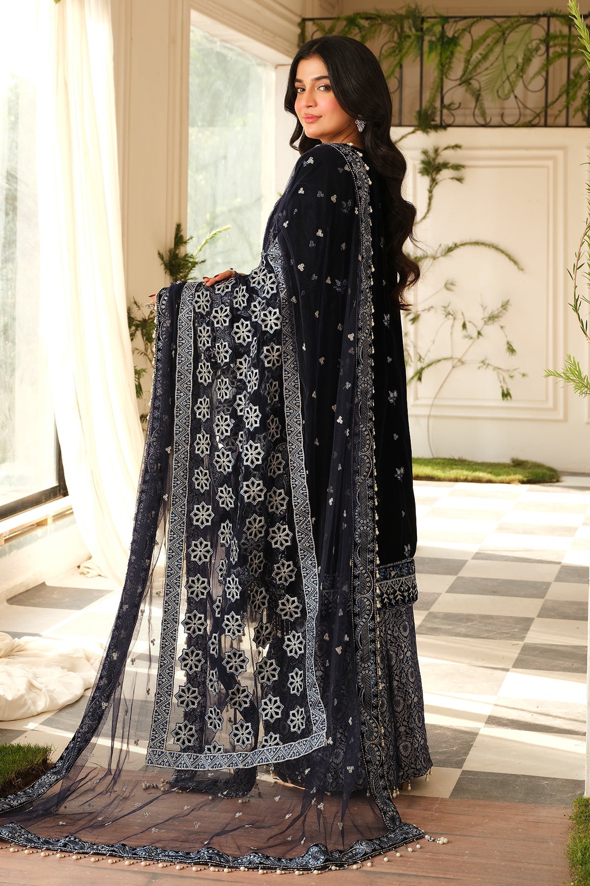 Raeesa Premium | Sheen Luxury Velvet | Nura -  Raeesa Premium Ladies Clothes - Original Designer Dress - House of Maryam