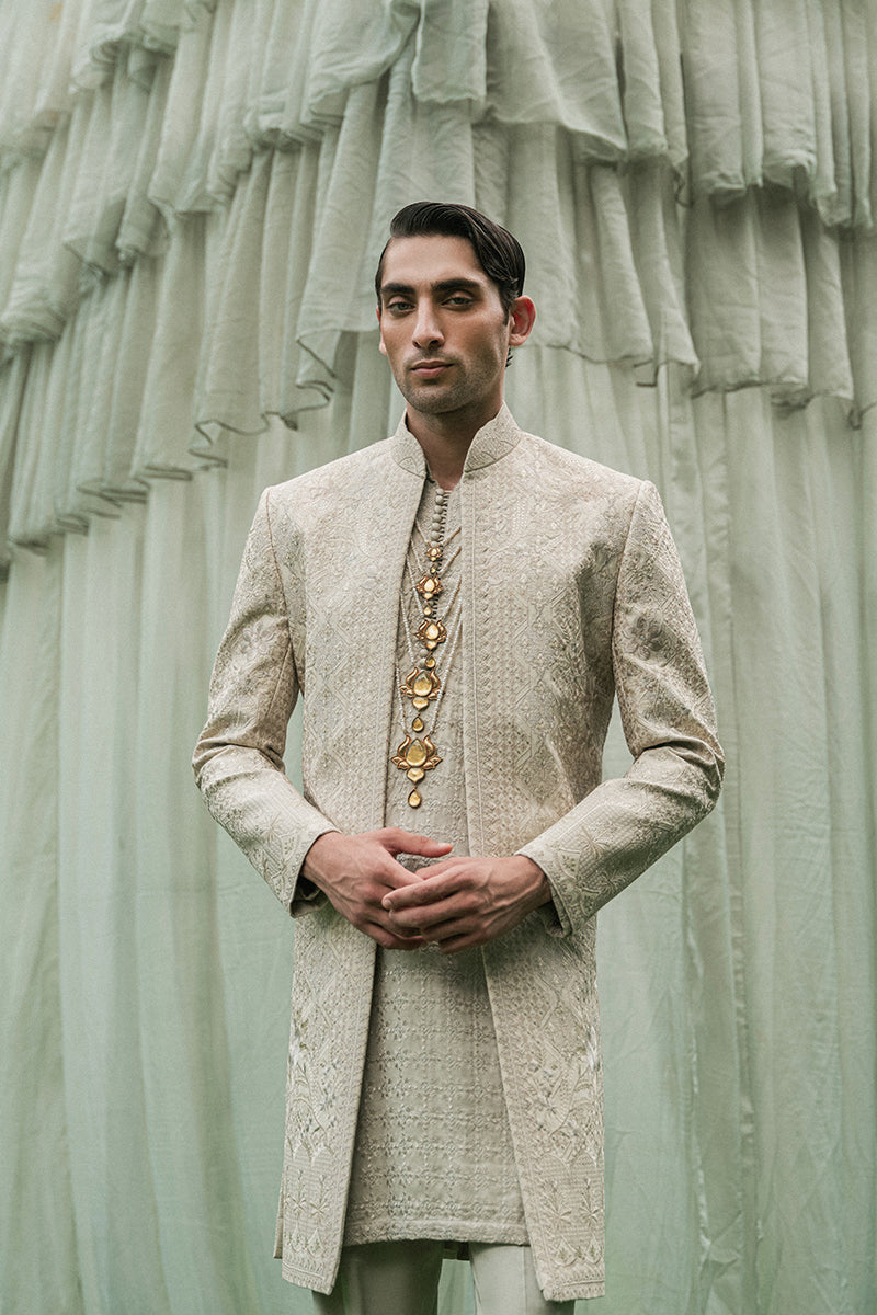 Republic By Omar Farooq | Sherwani Couture | 'Sarim' Sherwani -  Republic by Omar Farooq SHERWANI COUTURE - Original Designer Dress - House of Maryam
