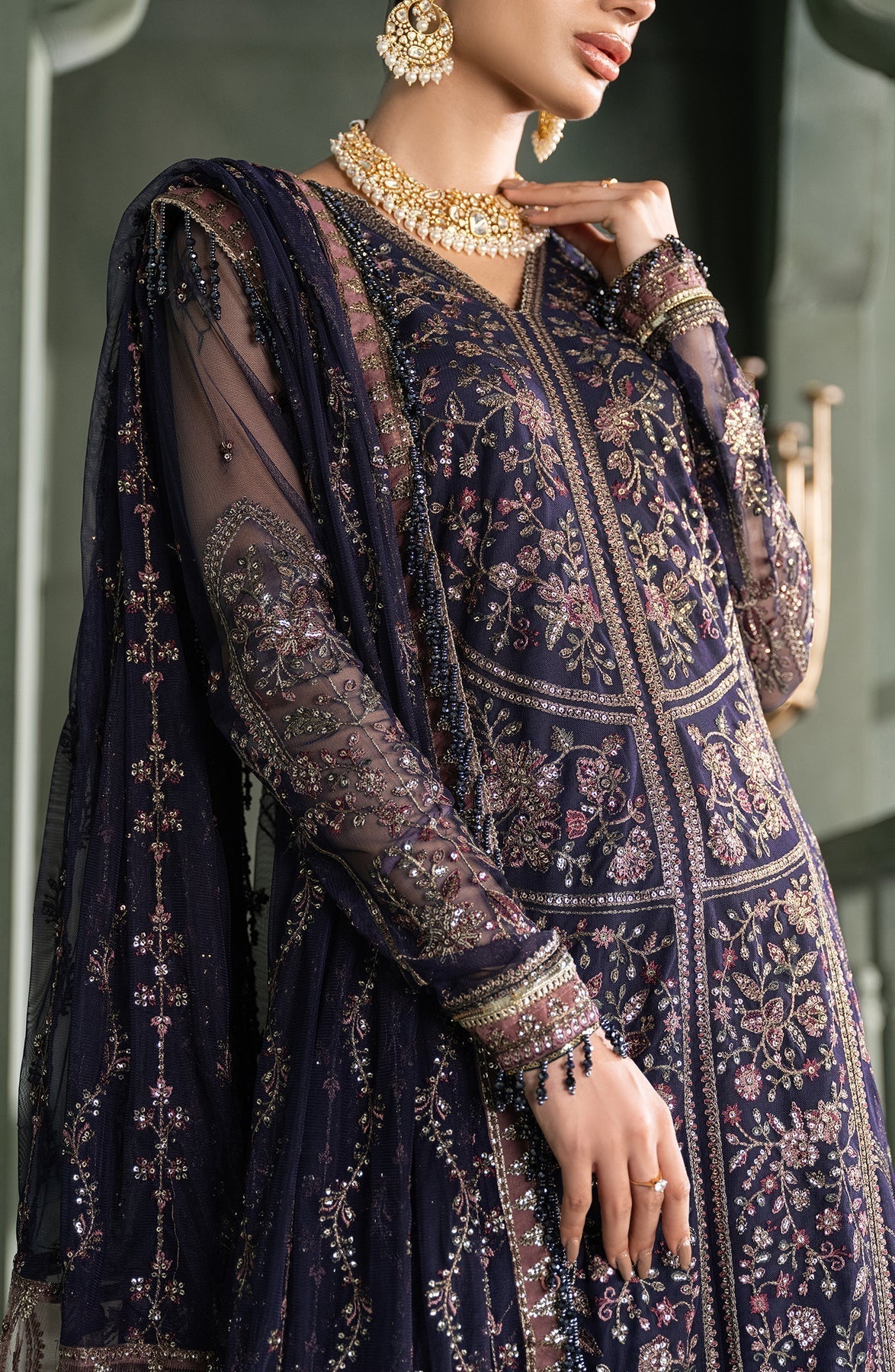 Zarif | Heritage Formals | ZHF 08 SIRENE -  Zarif Formal - Original Designer Dress - House of Maryam