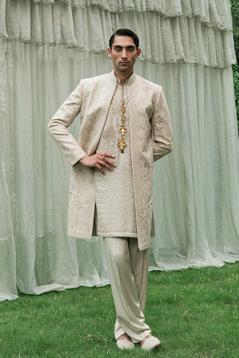 Republic By Omar Farooq | Sherwani Couture | 'Sarim' Sherwani -  Republic by Omar Farooq SHERWANI COUTURE - Original Designer Dress - House of Maryam