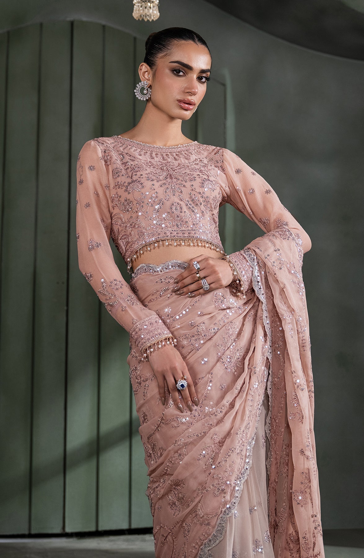 Zarif | Heritage Formals | ZHF 07 ELMIRA -  Zarif Formal - Original Designer Dress - House of Maryam
