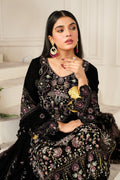 Raeesa Premium | Sheen Luxury Velvet | Noir -  Raeesa Premium Ladies Clothes -  House of Maryam