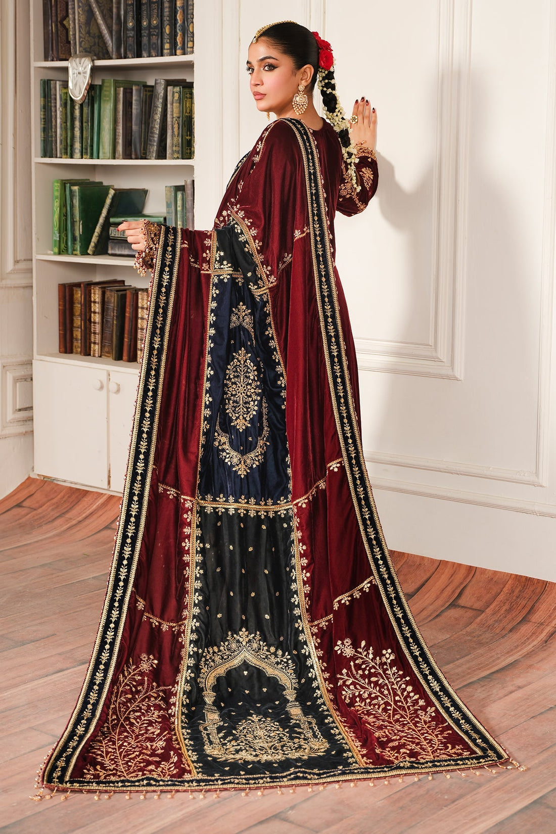 Raeesa Premium | Sheen Luxury Velvet | Sitara -  Raeesa Premium Ladies Clothes -  House of Maryam