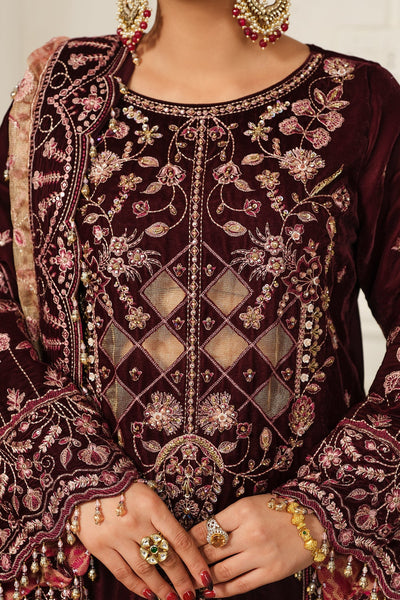 Raeesa Premium | Sheen Luxury Velvet | Poosh -  Raeesa Premium Ladies Clothes - Original Designer Dress - House of Maryam