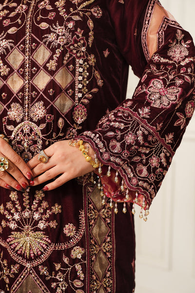 Raeesa Premium | Sheen Luxury Velvet | Poosh -  Raeesa Premium Ladies Clothes - Original Designer Dress - House of Maryam