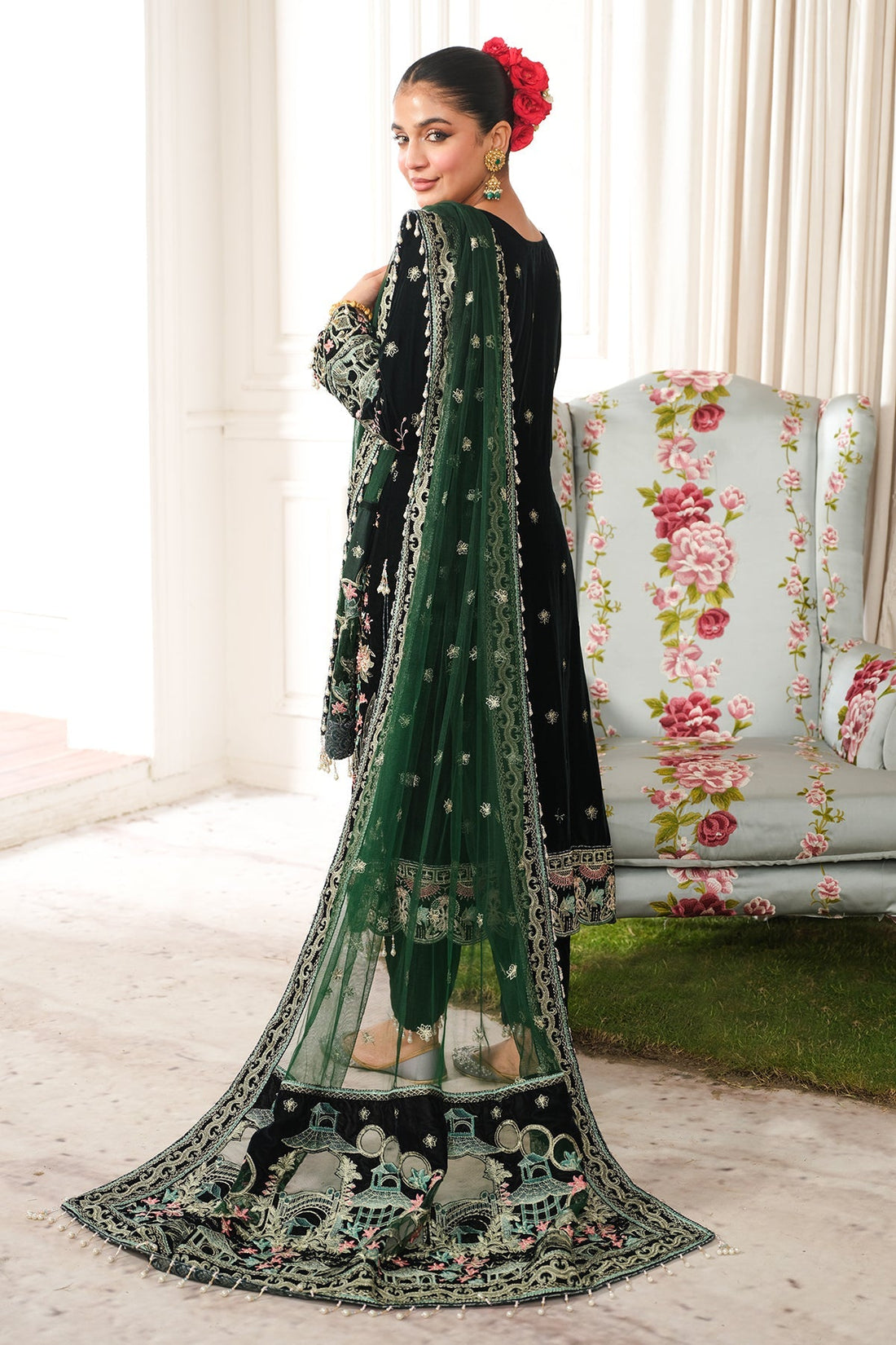 Raeesa Premium | Sheen Luxury Velvet | Talia -  Raeesa Premium Ladies Clothes -  House of Maryam