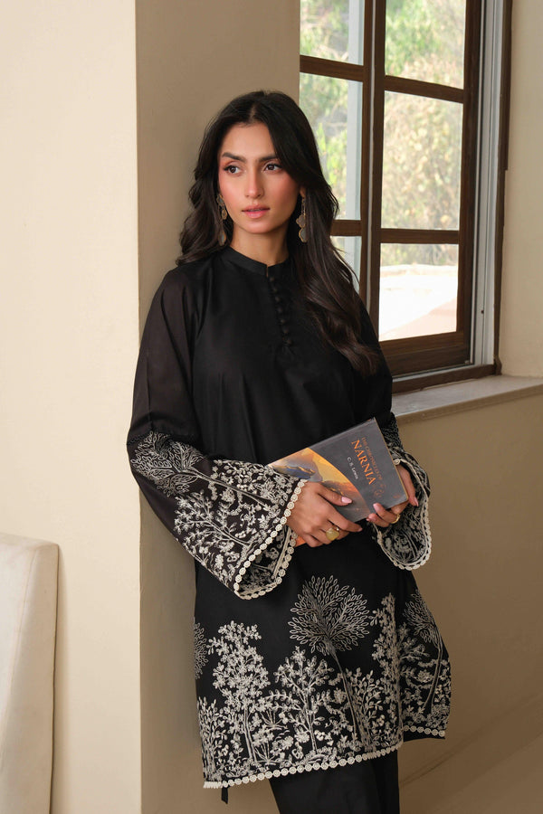 Noor by Saadia Asad | Noor Pret 25 | D1 - Midnight Charm -  Noor by Saadia Asad Ladies Clothes - Original Designer Dress - House of Maryam