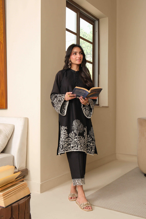 Noor by Saadia Asad | Noor Pret 25 | D1 - Midnight Charm -  Noor by Saadia Asad Ladies Clothes - Original Designer Dress - House of Maryam