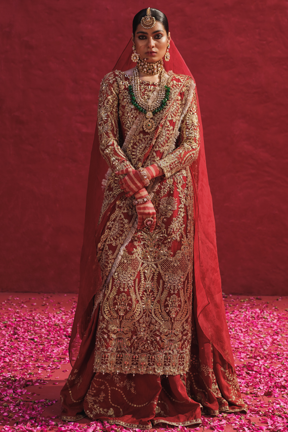 Erum Khan | Laal Rang | RESHMA by Designer Erum Khan - House of Maryam - Pakistani Designer Ethnic Wear in {{ shop.shopifyCountryName }}