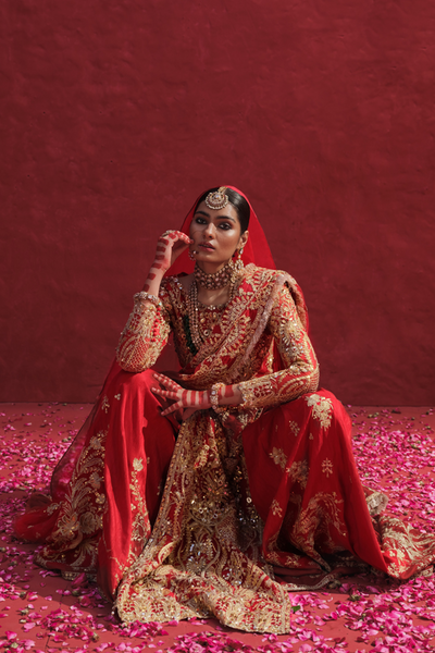 Erum Khan | Laal Rang | RESHMA -  Erum Khan Bridal - Original Designer Dress - House of Maryam