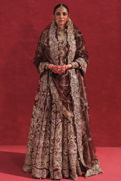 Erum Khan | Laal Rang | NEELOFAR -  Erum Khan Bridal - Original Designer Dress - House of Maryam