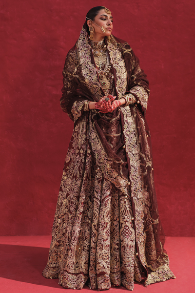 Erum Khan | Laal Rang | NEELOFAR -  Erum Khan Bridal - Original Designer Dress - House of Maryam